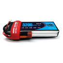 (CN)DXF 2S Lipo Battery 7.4V 50C 5200mAh Soft Case Battery with EC5 XT90 Connector for Car Truck Tank RC Buggy Truggy Racing Hobby