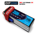 (CN)DXF 6S Lipo Battery 22.2V 50C 3500mAh Soft Case Battery with EC5 XT90 Connector for Car Truck Tank RC Buggy Truggy Racing Hobby