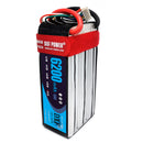 (CN)DXF 6S Lipo Battery 22.2V 50C 6200mAh Soft Case Battery with EC5 XT90 Connector for Car Truck Tank RC Buggy Truggy Racing Hobby