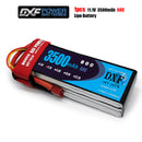 (CN)DXF 3S Lipo Battery 11.1V 50C 3500mAh Soft Case Battery with EC5 XT90 Connector for Car Truck Tank RC Buggy Truggy Racing Hobby