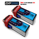 (CN)DXF 6S Lipo Battery 22.2V 50C 3800mAh Soft Case Battery with EC5 XT90 Connector for Car Truck Tank RC Buggy Truggy Racing Hobby