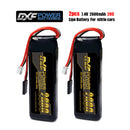 (CN)DXF 2S 2600mAh 7.4V 110C Batteria Lipo ad Alta Capacità Hardcase con nitrio lipo underSpina per 1:8 Scala RC Auto, Multi-Rotore RC Aeroplano, RC Elicottero, RC Barca