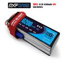 (CN)DXF 6S Lipo Battery 22.2V 50C 6200mAh Soft Case Battery with EC5 XT90 Connector for Car Truck Tank RC Buggy Truggy Racing Hobby