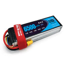 (CN)DXF 4S Lipo Battery 14.8V 80C 6500mAh Soft Case Battery with EC5 XT90 Connector for Car Truck Tank RC Buggy Truggy Racing Hobby