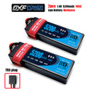 (CN)DXF 2S 5200 mAh 7.4V 100C Batteria Lipo ad Alta Capacità Hardcase con XT90 Spina per 1:8 Scala RC Auto, Multi-Rotore RC Aeroplano, RC Elicottero, RC Barca