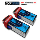 (CN)DXF 6S Lipo Battery 22.2V 100C 3800mAh Soft Case Battery with EC5 XT90 Connector for Car Truck Tank RC Buggy Truggy Racing Hobby
