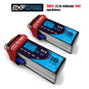 (CN)DXF 6S Lipo Battery 22.2V 100C6500mAh Soft Case Battery with EC5 XT90 Connector for Car Truck Tank RC Buggy Truggy Racing Hobby