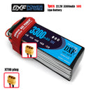 (CN)DXF 6S Lipo Battery 22.2V 50C 3300mAh Soft Case Battery with EC5 XT90 Connector for Car Truck Tank RC Buggy Truggy Racing Hobby