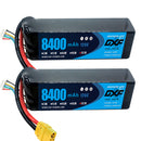 (CN)DXF 6S Lipo Battery 22.2V 120C 8400mAh Soft Case Battery with EC5 XT90 Connector for Car Truck Tank RC Buggy Truggy Racing Hobby