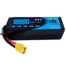 (CN)DXF 4S Lipo Battery 14.8V 10000mAh 100C 200C Deans/T XT90 EC5 for RC 1/8 1/10 Car Truck Tank Models XXMAX 8S Arrama