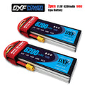 (CN)DXF 3S Lipo Battery 11.1V 100C 6200mAh Soft Case Battery with EC5 XT90 Connector for Car Truck Tank RC Buggy Truggy Racing Hobby