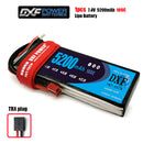 (CN)DXF 2S Lipo Battery 7.4V 50C 5200mAh Soft Case Battery with EC5 XT90 Connector for Car Truck Tank RC Buggy Truggy Racing Hobby