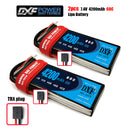 (CN)DXF 2S Lipo Battery 7.4V 60C 3800mAh Soft Case Battery with EC5 XT90 Connector for Car Truck Tank RC Buggy Truggy Racing Hobby