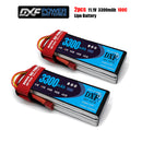(CN)DXF 3S Lipo Battery 11.1V 100C 3300mAh Soft Case Battery with EC5 XT90 Connector for Car Truck Tank RC Buggy Truggy Racing Hobby