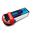 (CN)DXF 6S Lipo Battery 22.2V 100C 6500mAh Soft Case Battery with EC5 XT90 Connector for Car Truck Tank RC Buggy Truggy Racing Hobby