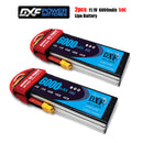 (CN)DXF 3S Lipo Battery 11.1V 50C 6200mAh Soft Case Battery with EC5 XT90 Connector for Car Truck Tank RC Buggy Truggy Racing Hobby