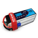 (CN)DXF 6S Lipo Battery 22.2V 50C 3800mAh Soft Case Battery with EC5 XT90 Connector for Car Truck Tank RC Buggy Truggy Racing Hobby