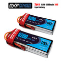 (CN)DXF 3S Lipo Battery 11.1V 50C  6200mAh Soft Case Battery with EC5 XT90 Connector for Car Truck Tank RC Buggy Truggy Racing Hobby