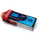 (CN)DXF 3S Lipo Battery 11.1V 50C 3500mAh Soft Case Battery with EC5 XT90 Connector for Car Truck Tank RC Buggy Truggy Racing Hobby