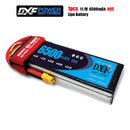 (CN)DXF 3S Lipo Battery 11.1V 80C 6500mAh Soft Case Battery with EC5 XT90 Connector for Car Truck Tank RC Buggy Truggy Racing Hobby