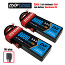 (CN)DXF 2S 8000mAh 7.6V 130C Batteria Lipo ad Alta Capacità Hardcase con XT90 Spina per 1:8 Scala RC Auto, Multi-Rotore RC Aeroplano, RC Elicottero, RC Barca
