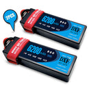 (CN)DXF 2S 6200 mAh 7.4V 100C Batteria Lipo ad Alta Capacità Hardcase con XT90 Spina per 1:8 Scala RC Auto, Multi-Rotore RC Aeroplano, RC Elicottero, RC Barca