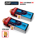 (CN)DXF 3S Lipo Battery 11.1V 50C 3500mAh Soft Case Battery with EC5 XT90 Connector for Car Truck Tank RC Buggy Truggy Racing Hobby