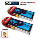 (CN)DXF 3S Lipo Battery 11.1V 100C 6500mAh Soft Case Battery with EC5 XT90 Connector for Car Truck Tank RC Buggy Truggy Racing Hobby