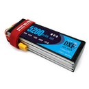 (CN)DXF 4S Lipo Battery 14.8V 50C 5200mAh Soft Case Battery with EC5 XT90 Connector for Car Truck Tank RC Buggy Truggy Racing Hobby