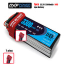 (CN)DXF 6S Lipo Battery 22.2V 50C 3300mAh Soft Case Battery with EC5 XT90 Connector for Car Truck Tank RC Buggy Truggy Racing Hobby