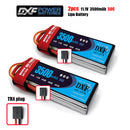 (CN)DXF 3S Lipo Battery 11.1V 50C 3500mAh Soft Case Battery with EC5 XT90 Connector for Car Truck Tank RC Buggy Truggy Racing Hobby