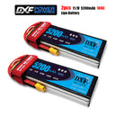 (CN)DXF 3S Lipo Battery 11.1V 100C 5200mAh Soft Case Battery with EC5 XT90 Connector for Car Truck Tank RC Buggy Truggy Racing Hobby