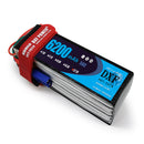 (CN)DXF 6S Lipo Battery 22.2V 50C 6200mAh Soft Case Battery with EC5 XT90 Connector for Car Truck Tank RC Buggy Truggy Racing Hobby