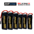 (CN)DXF 2S 2600mAh 7.4V 110C Batteria Lipo ad Alta Capacità Hardcase con nitrio lipo underSpina per 1:8 Scala RC Auto, Multi-Rotore RC Aeroplano, RC Elicottero, RC Barca