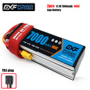 (CN)DXF 3S Lipo Battery 11.1V 100C7000mAh Soft Case Battery with EC5 XT90 Connector for Car Truck Tank RC Buggy Truggy Racing Hobby