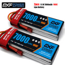 (CN)DXF 3S Lipo Battery 11.1V 100C7000mAh Soft Case Battery with EC5 XT90 Connector for Car Truck Tank RC Buggy Truggy Racing Hobby