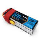 DXF Lipo Battery 4S 14.8V 3500mAh 100C GoldSeries Graphene Softcase with EC5 / T / TRX / XT60 / XT90 / XT150 / Q8s Plug for RC 1/8 1/10 Buggy Truck Car Off-Road Drone