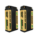 DXF 2S Shorty Lipo Battery 7.4V 140C 5200mAh 4mm T Plug Hardcase - 1-6 Pack Options Available