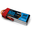 DXF Lipo Battery 3S 11.1V 3500mAh 100C GoldSeries Graphene Softcase with EC5 / T / TRX / XT60 / XT90 / XT150 / Q8s Plug for RC 1/8 1/10 Buggy Truck Car Off-Road Drone