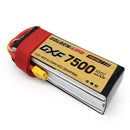DXF Lipo Battery 4S 14.8V 7500mAh 100C Graphene Softcase with EC5 / T / TRX / XT60 / XT90 / XT150 / Q8s Plug for RC 1/8 1/10 Buggy Truck Car Off-Road Drone