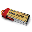 DXF Lipo Battery 3S 11.1V 3500mAh 150C GoldSeries Graphene Softcase with EC5 / T / TRX / XT60 / XT90 / XT150 / Q8s Plug for RC 1/8 1/10 Buggy Truck Car Off-Road Drone