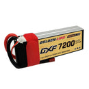 DXF Lipo Battery 2S HV 7.6V 7200mAh 140C GoldSeries Graphene Hardcase with EC5 / T / TRX / XT60 / XT90 / XT150 / Q8s Plug for RC 1/8 1/10 Buggy Truck Car Off-Road Drone