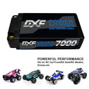 (GE)DXF 5mm 2S 7000mAh 7.6V 140C BLUE Series Batteria Lipo ad Alta Capacità Hardcase con Deans Spina per 1:8 Scala RC Auto, Multi-Rotore RC Aeroplano, RC Elicottero, RC Barca