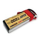 DXF Lipo Battery 2S HV 7.6V 7200mAh 140C GoldSeries Graphene Hardcase with EC5 / T / TRX / XT60 / XT90 / XT150 / Q8s Plug for RC 1/8 1/10 Buggy Truck Car Off-Road Drone