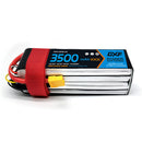 DXF Lipo Battery 4S 14.8V 3500mAh 100C GoldSeries Graphene Softcase with EC5 / T / TRX / XT60 / XT90 / XT150 / Q8s Plug for RC 1/8 1/10 Buggy Truck Car Off-Road Drone