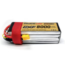 DXF Lipo Battery 4S HV 15.2V 8000mAh 140C GoldSeries Graphene Softcase with EC5 / T / TRX / XT60 / XT90 / XT150 / Q8s Plug for RC 1/8 1/10 Buggy Truck Car Off-Road Drone