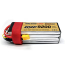 DXF Lipo Battery 4S HV 15.2V 9200mAh 140C GoldSeries Graphene Softcase with EC5 / T / TRX / XT60 / XT90 / XT150 / Q8s Plug for RC 1/8 1/10 Buggy Truck Car Off-Road Drone