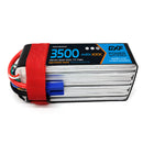 DXF Lipo Battery 6S 22.2V 3500mAh 100C GoldSeries Graphene Softcase with EC5 / T / TRX / XT60 / XT90 / XT150 / Q8s Plug for RC 1/8 1/10 Buggy Truck Car Off-Road Drone