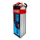 (CN)DXF 6S Lipo Battery 22.2V 80C 6200mAh Soft Case Battery with EC5 XT90 Connector for Car Truck Tank RC Buggy Truggy Racing Hobby