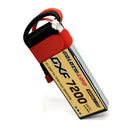 DXF Lipo Battery 2S HV 7.6V 7200mAh 140C GoldSeries Graphene Hardcase with EC5 / T / TRX / XT60 / XT90 / XT150 / Q8s Plug for RC 1/8 1/10 Buggy Truck Car Off-Road Drone